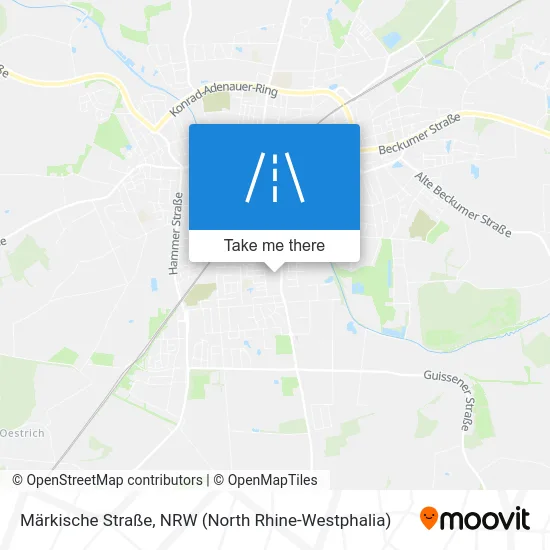 Карта Märkische Straße