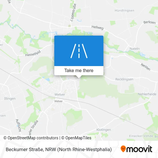 Карта Beckumer Straße
