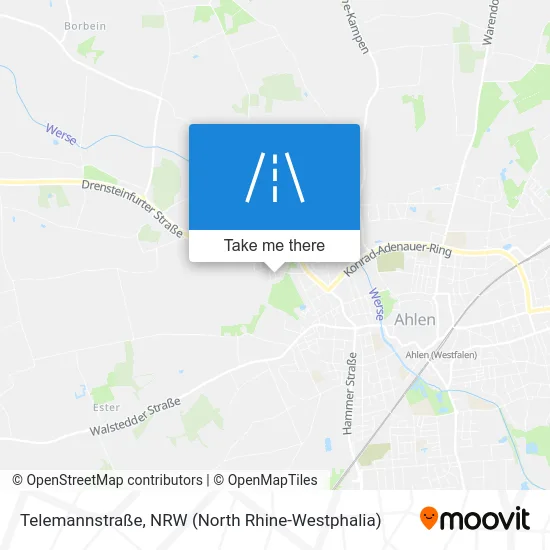 Карта Telemannstraße