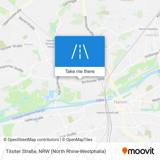 Tilsiter Straße map