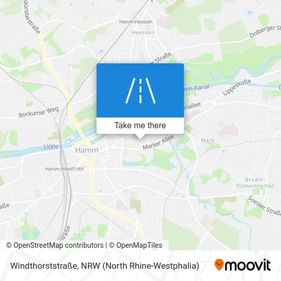 Карта Windthorststraße