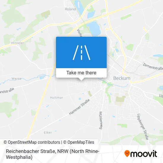 Карта Reichenbacher Straße