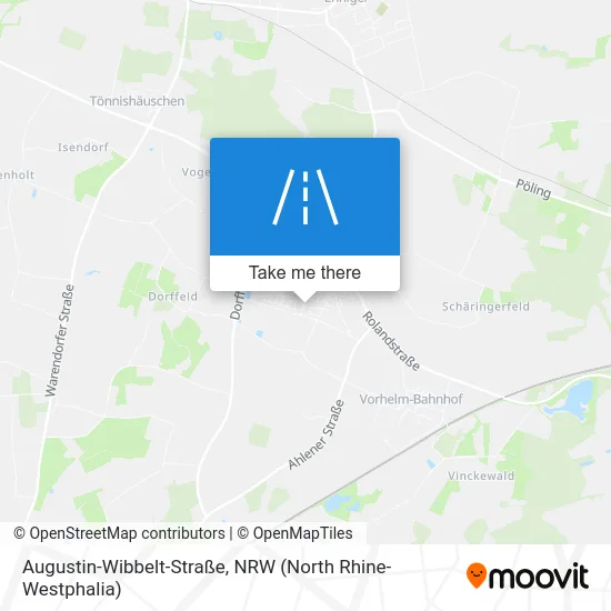 Карта Augustin-Wibbelt-Straße