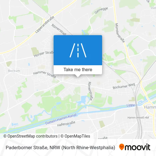 Карта Paderborner Straße