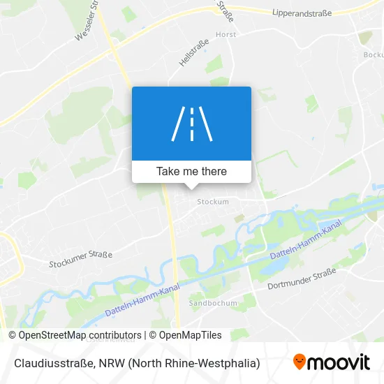 Карта Claudiusstraße