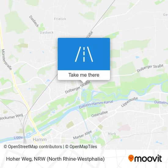 Карта Hoher Weg