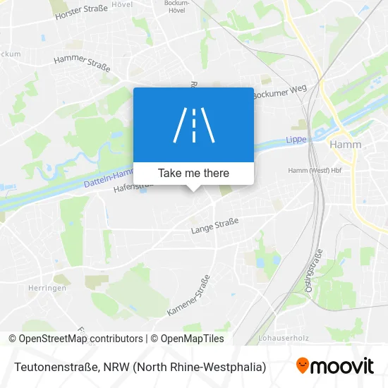 Карта Teutonenstraße