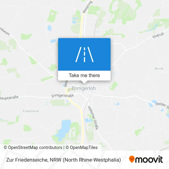 Zur Friedenseiche map