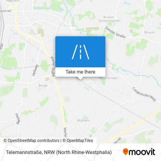 Карта Telemannstraße