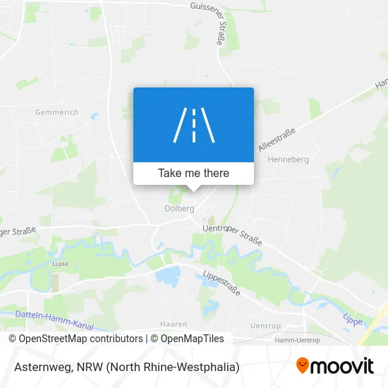 Карта Asternweg