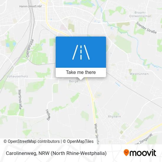Carolinenweg map