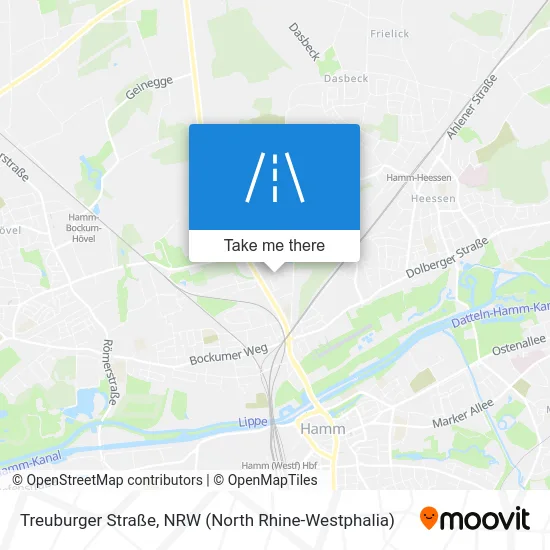 Карта Treuburger Straße