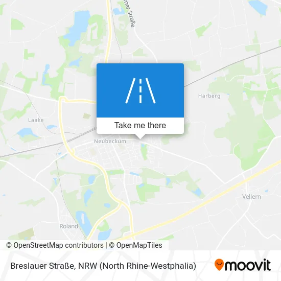 Карта Breslauer Straße