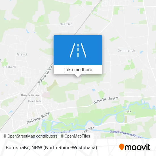 Карта Bornstraße