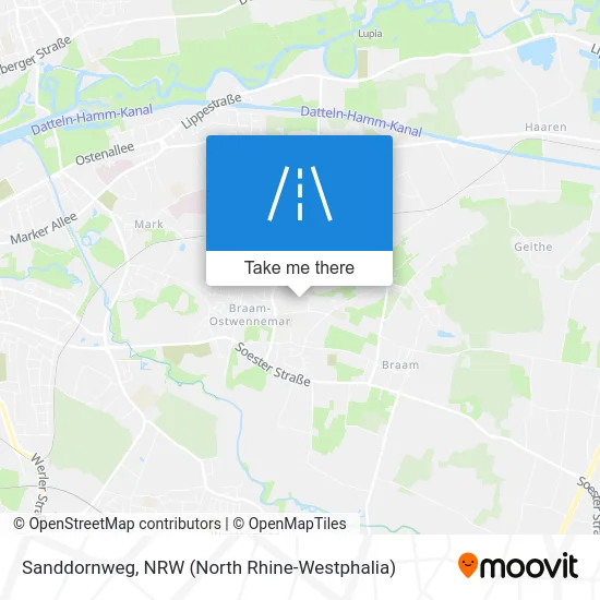 Карта Sanddornweg