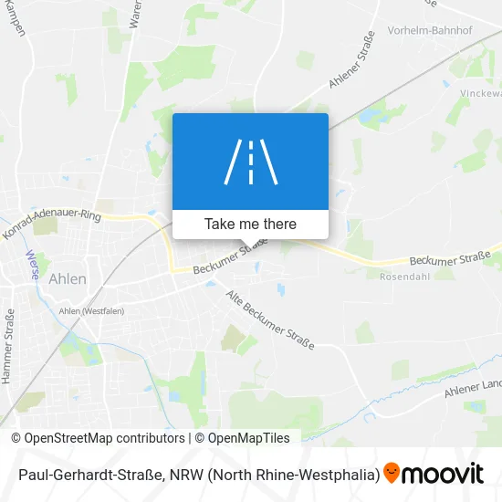 Карта Paul-Gerhardt-Straße