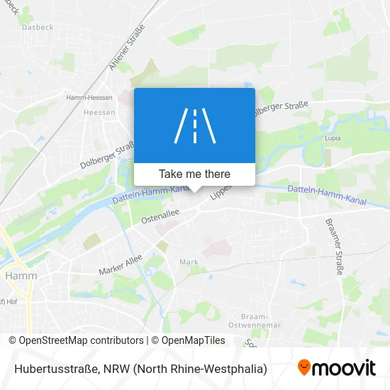 Карта Hubertusstraße