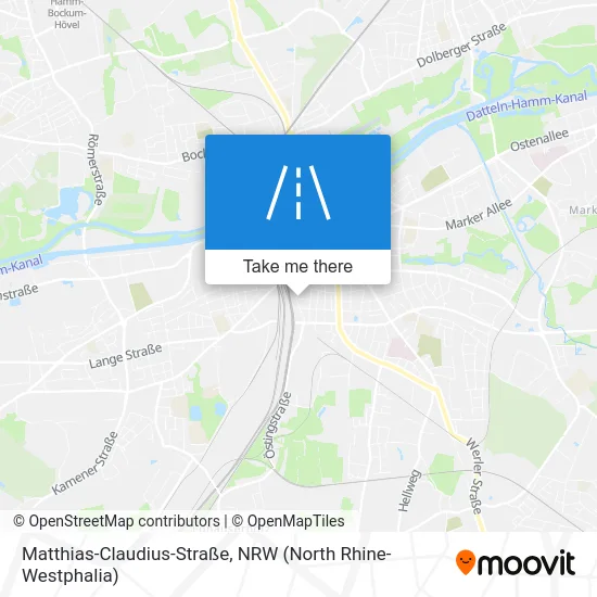 Карта Matthias-Claudius-Straße