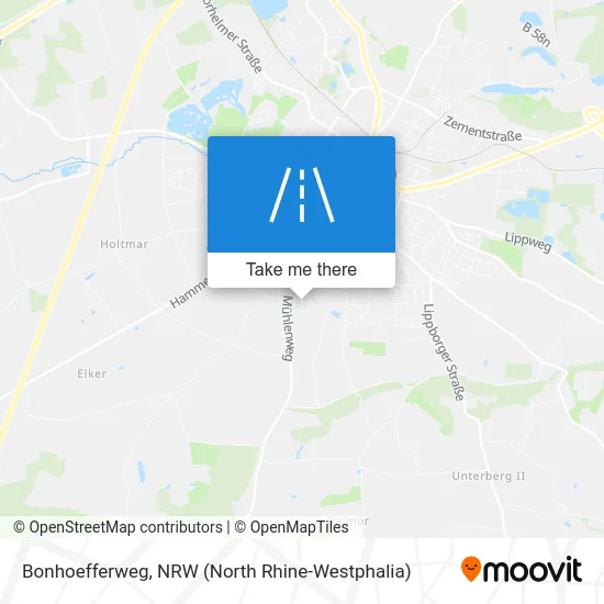 Карта Bonhoefferweg