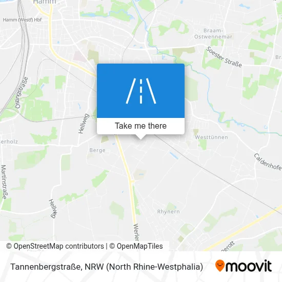 Tannenbergstraße map