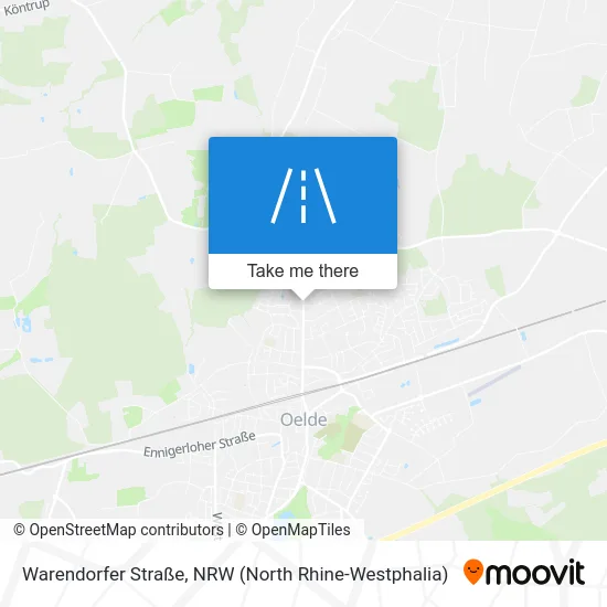 Карта Warendorfer Straße