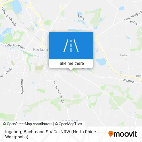 Карта Ingeborg-Bachmann-Straße