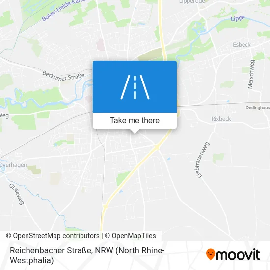 Карта Reichenbacher Straße