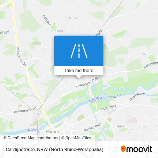 Карта Cardijnstraße