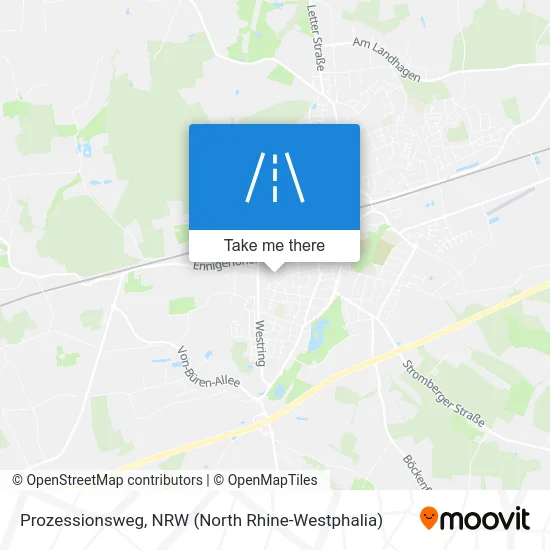 Карта Prozessionsweg