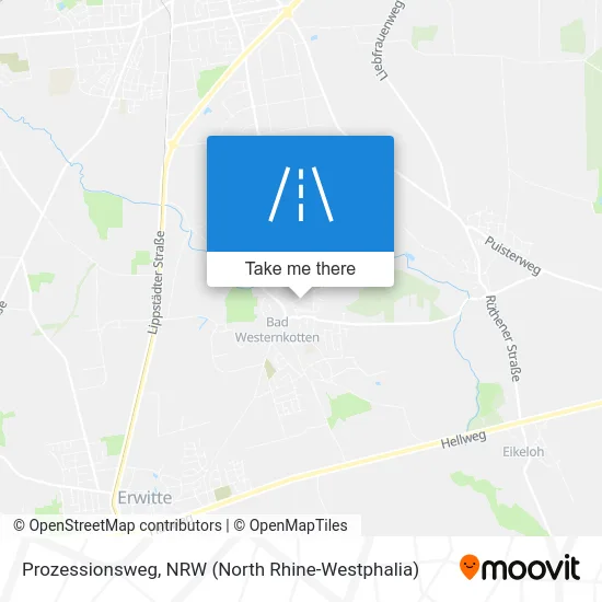 Карта Prozessionsweg