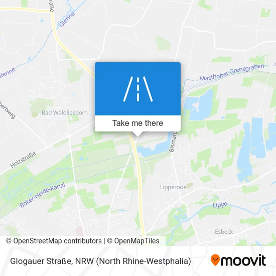 Карта Glogauer Straße