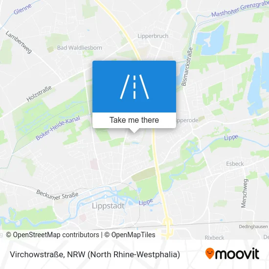 Карта Virchowstraße