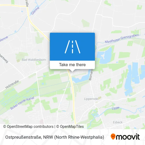 Карта Ostpreußenstraße