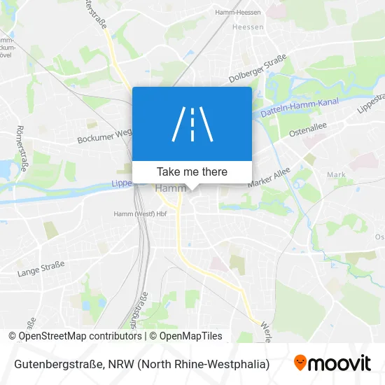 Карта Gutenbergstraße