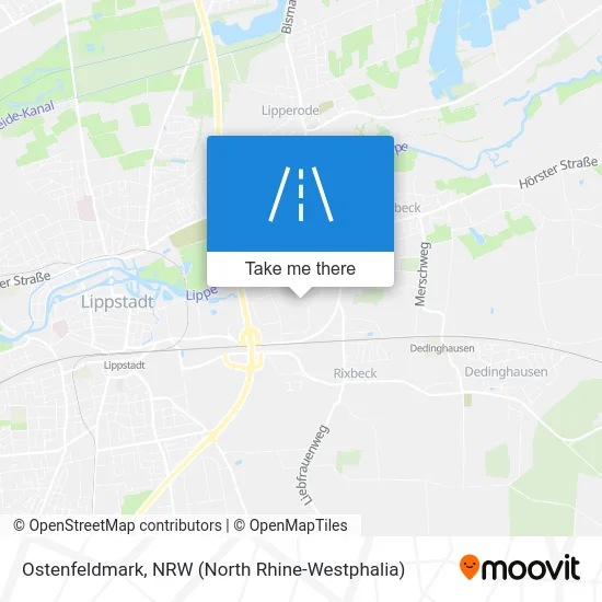 Карта Ostenfeldmark