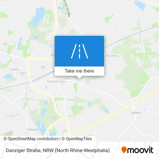 Карта Danziger Straße