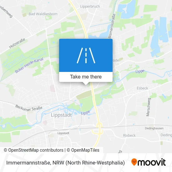 Карта Immermannstraße