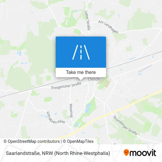Карта Saarlandstraße