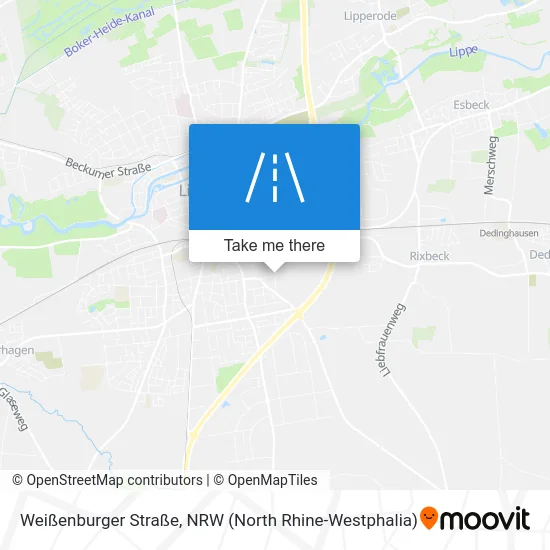 Карта Weißenburger Straße