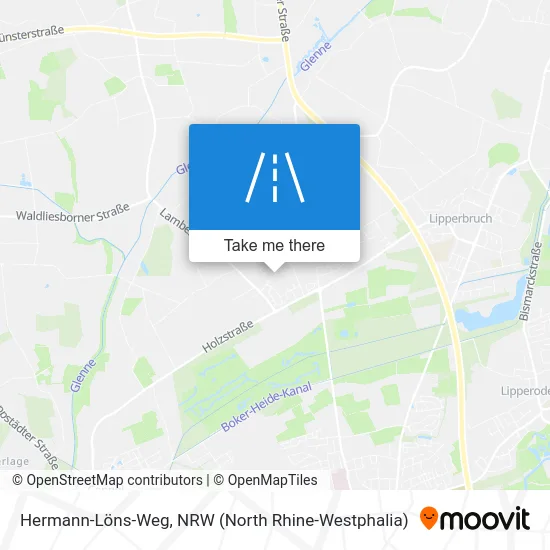 Карта Hermann-Löns-Weg