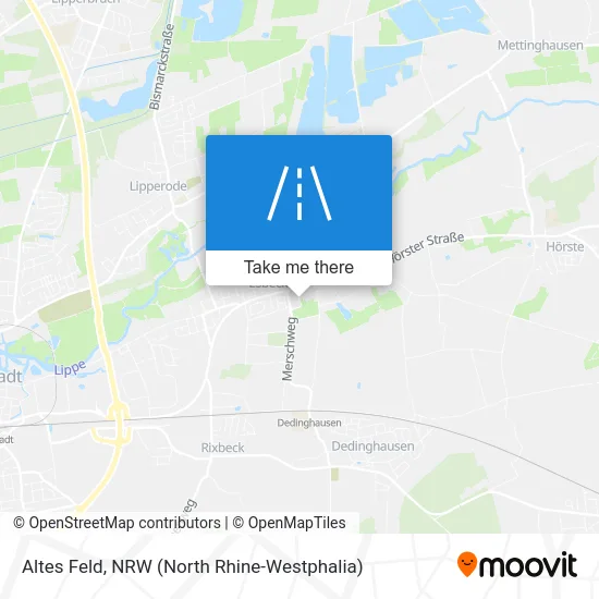 Карта Altes Feld