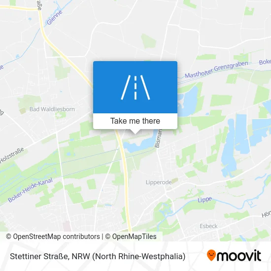 Карта Stettiner Straße