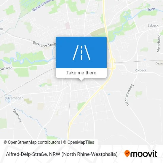 Alfred-Delp-Straße map