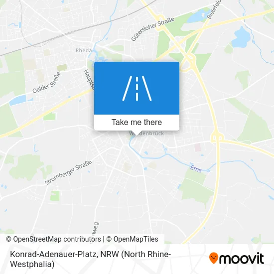 Карта Konrad-Adenauer-Platz