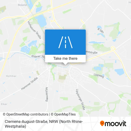 Clemens-August-Straße map