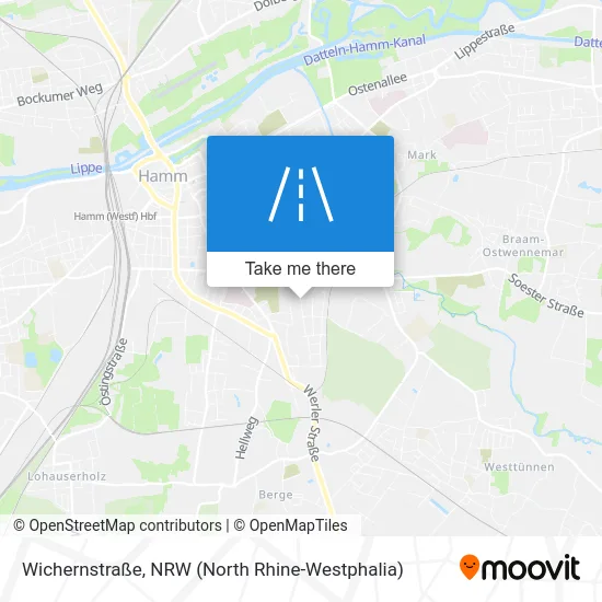 Карта Wichernstraße