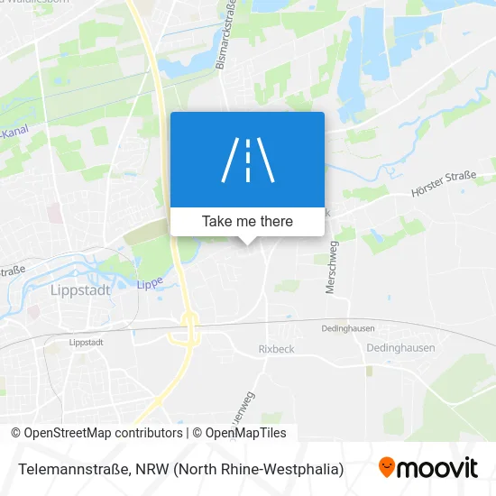 Карта Telemannstraße