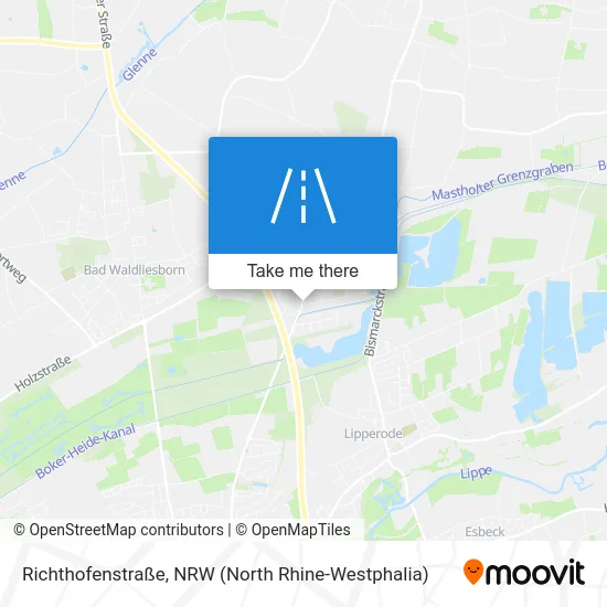 Карта Richthofenstraße