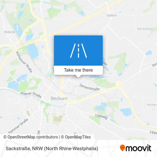 Карта Sackstraße