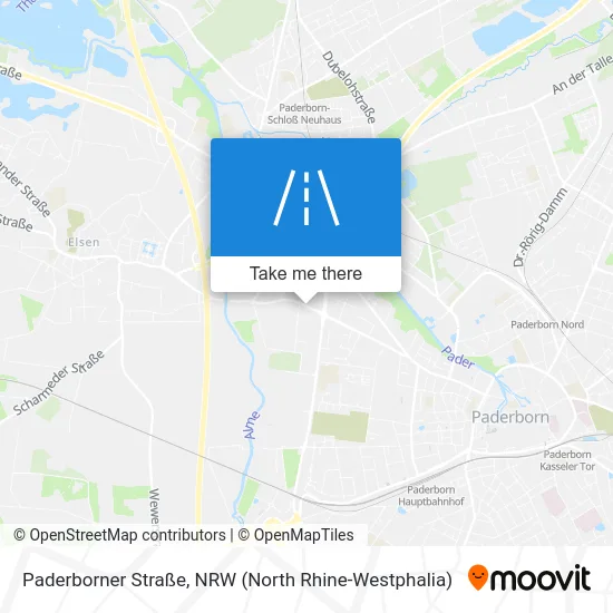 Paderborner Straße map